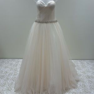 NWT Christina Wu Designer Strapless Wedding Dress